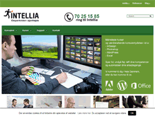 Tablet Screenshot of intellia.dk